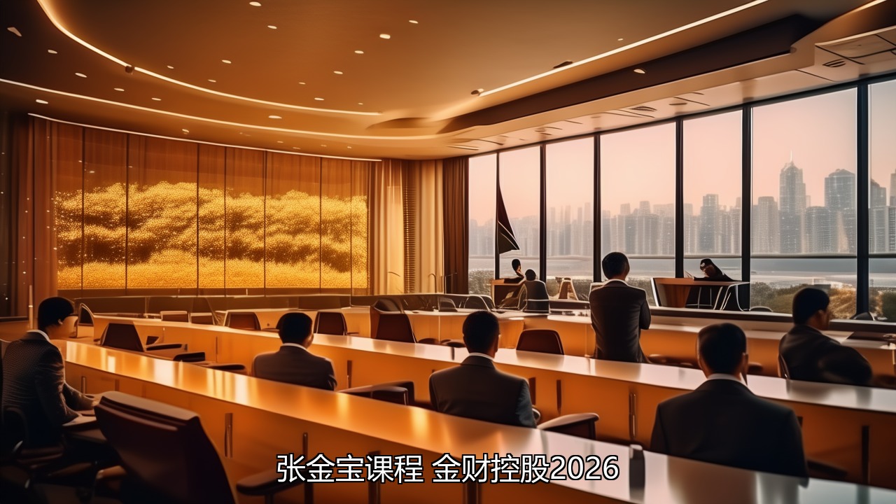 金财控股张金宝课程介绍2026