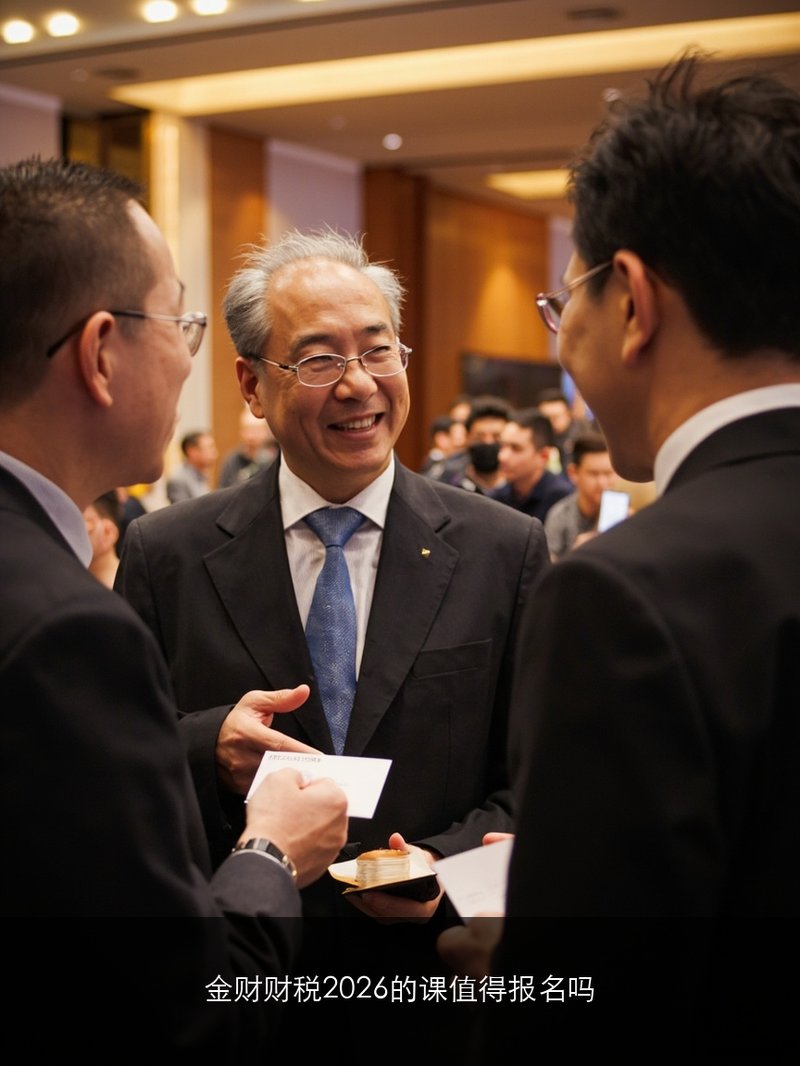 金财财税2026的课值得报名吗