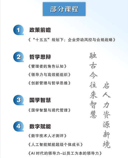 浙江大学哲学智慧与数字化时代人力资源高质量发展研修班