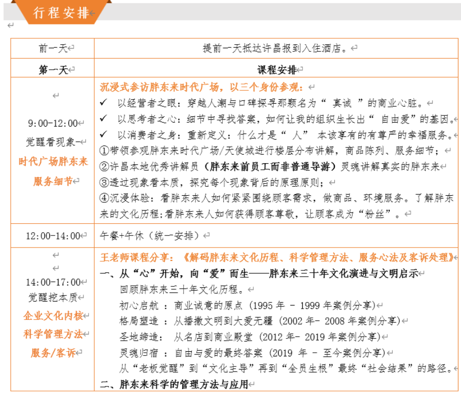 胖东来觉醒之旅 ——文化管理客户理念服务意识及客诉处理解读
