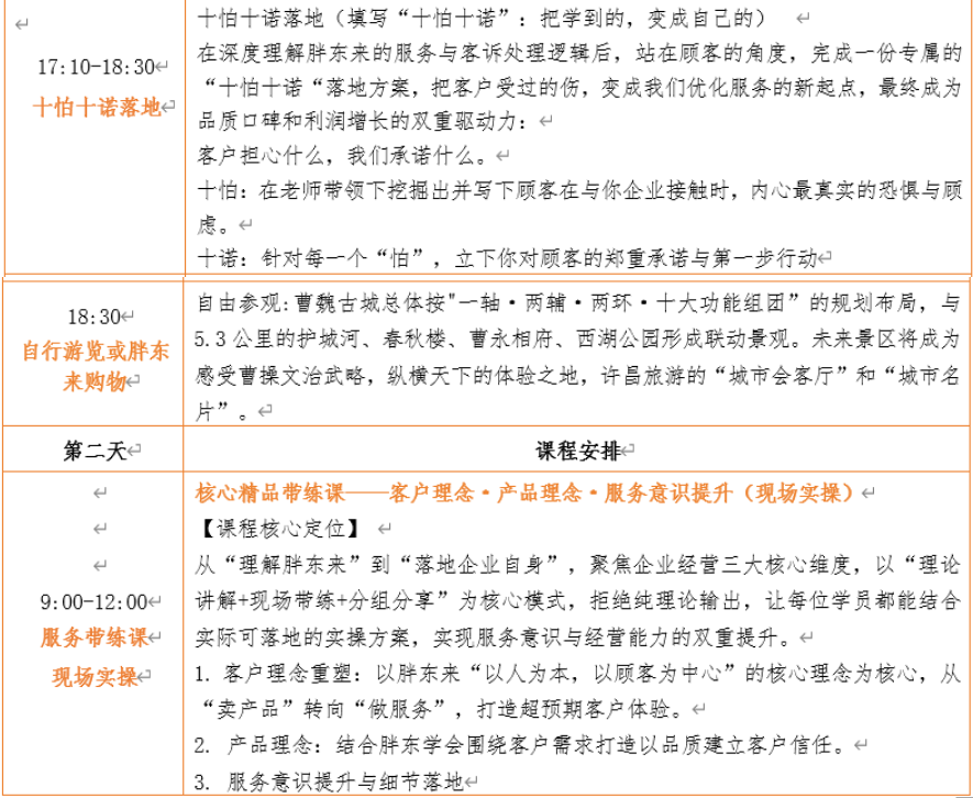 胖东来觉醒之旅 ——文化管理客户理念服务意识及客诉处理解读