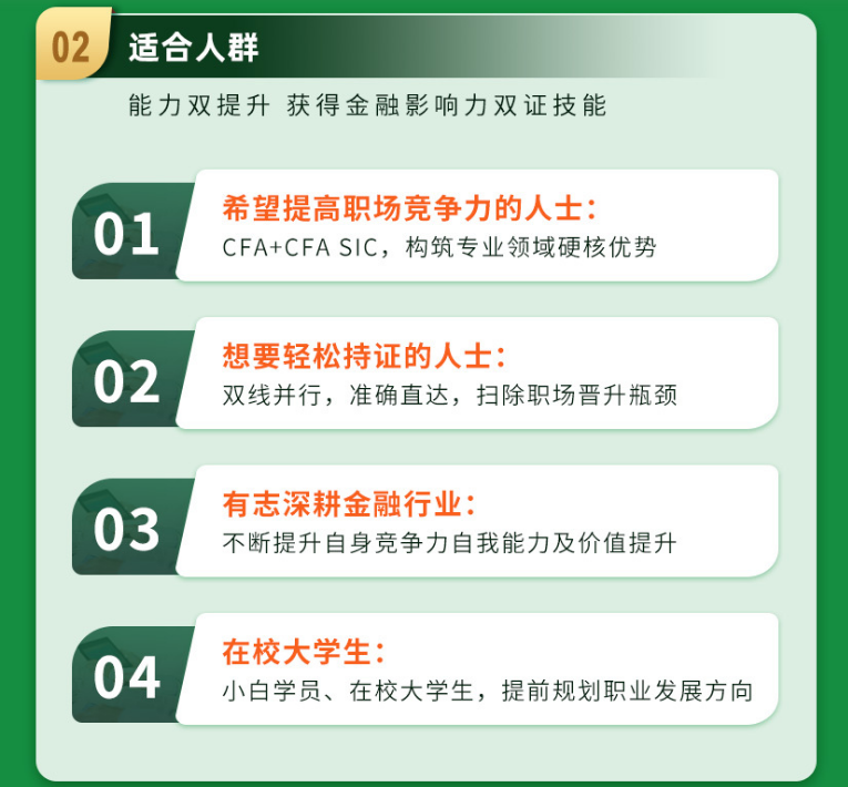 CFA&CFA SIC金融投资菁英班