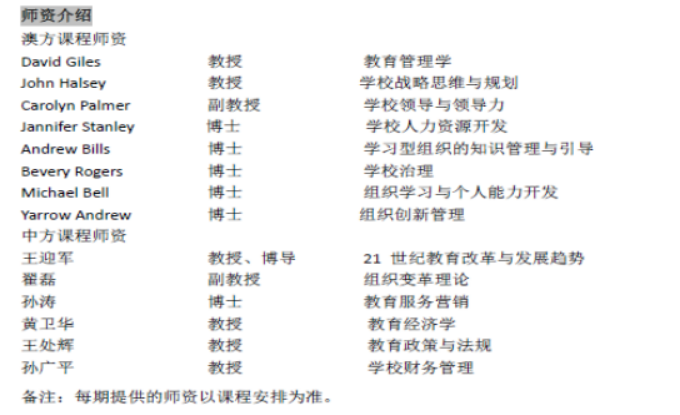 南开大学与澳大利亚弗林德斯大学合作举办教育领导与管理硕士学位教育项目