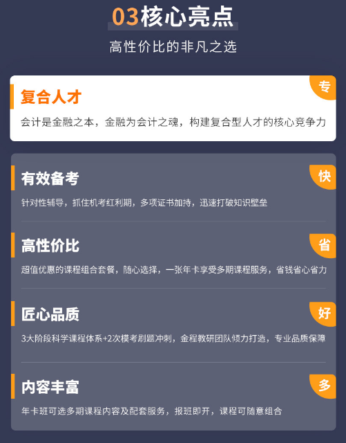 金融&会计复合菁英年卡班