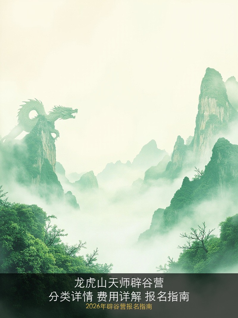 龙虎山辟谷详情（分类，价格，报名指南）