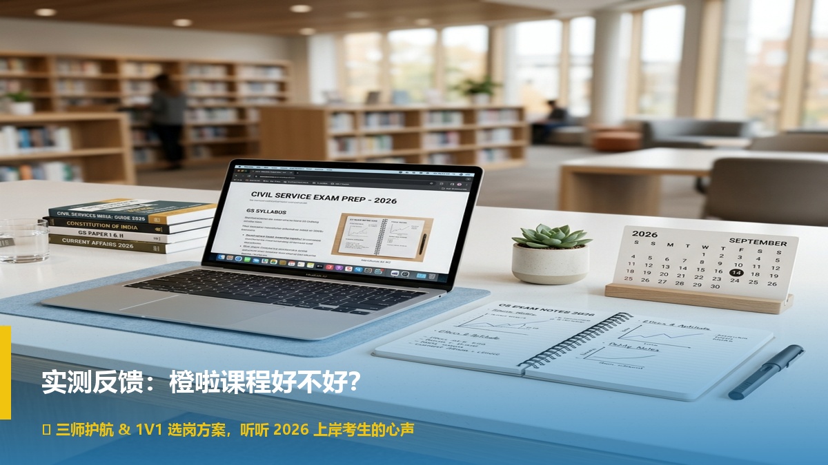 2026橙啦考公考编的课怎么样好不好