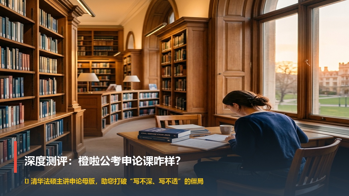 橙啦公考申论课咋样