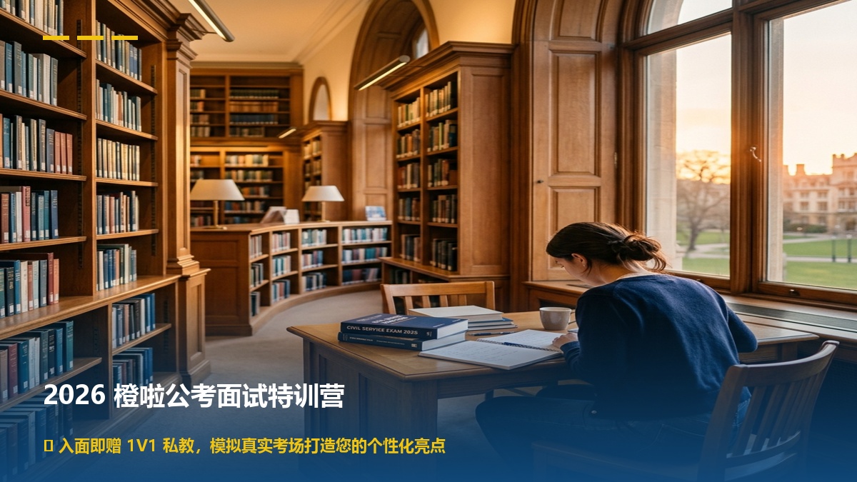 橙啦公考面试课程介绍