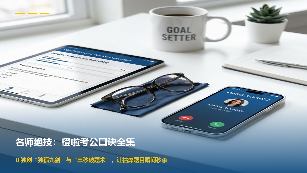 橙啦考公口诀介绍