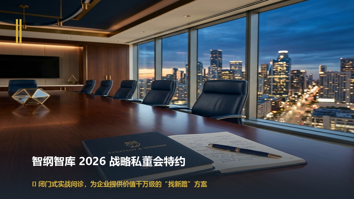 智纲智库战略私董会2026介绍