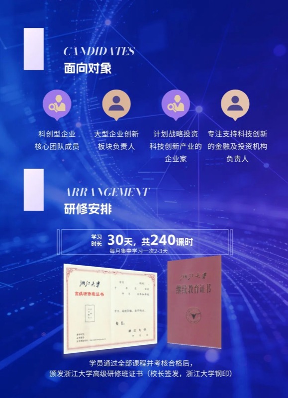6月开班|浙江大学科创凤凰高级研修班
