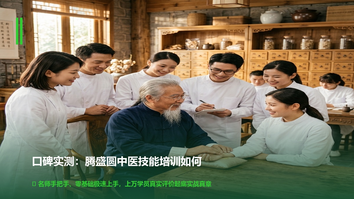 腾盛圆中医技能培训口碑如何