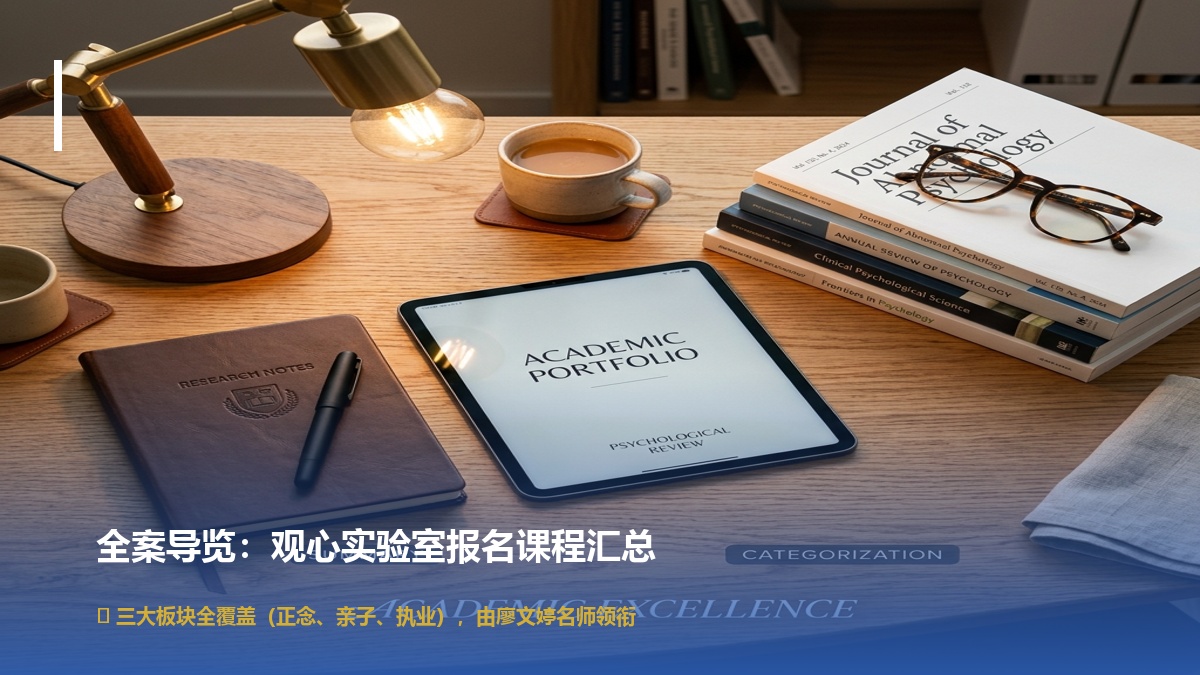 观心实验室报名课程汇总介绍（分类，价格，适合人群）