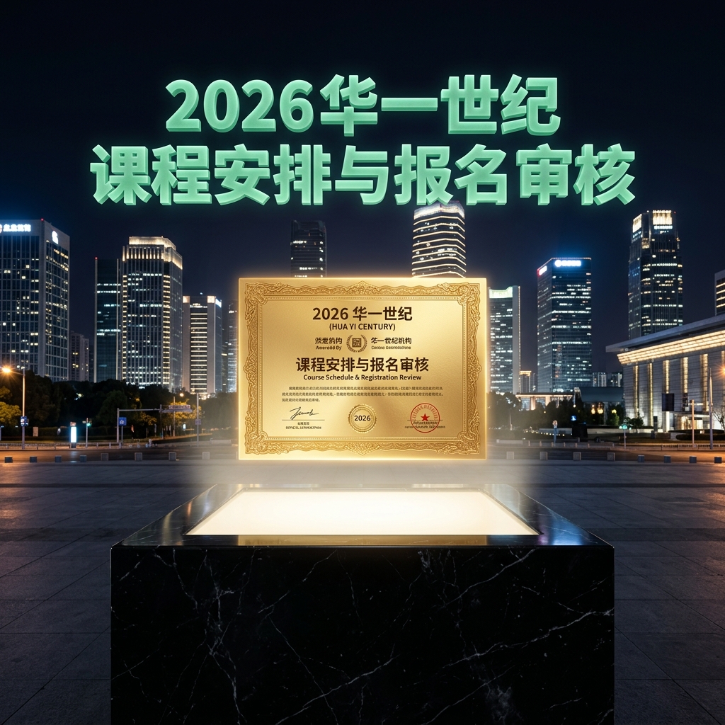 华一世纪课程安排2026(内容，报名条件）