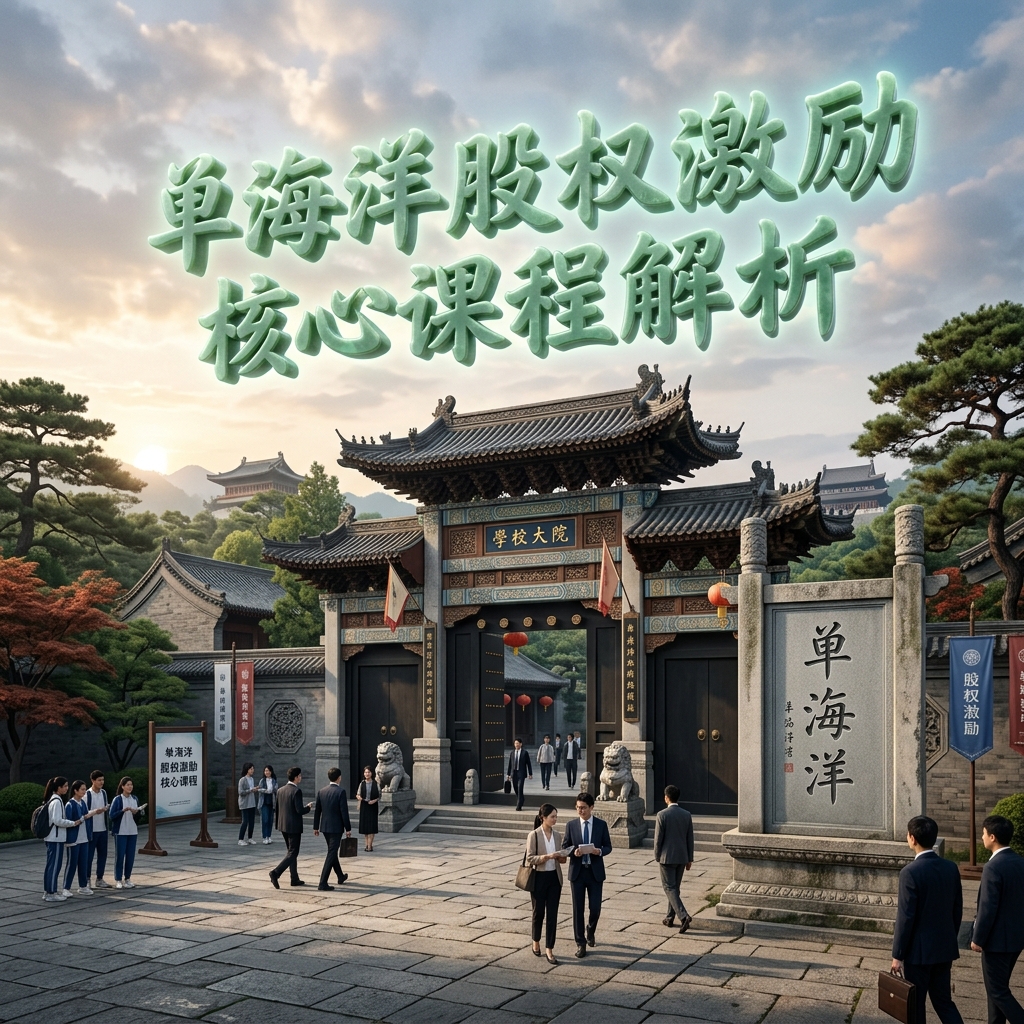2026华一世纪单海洋股权课程介绍