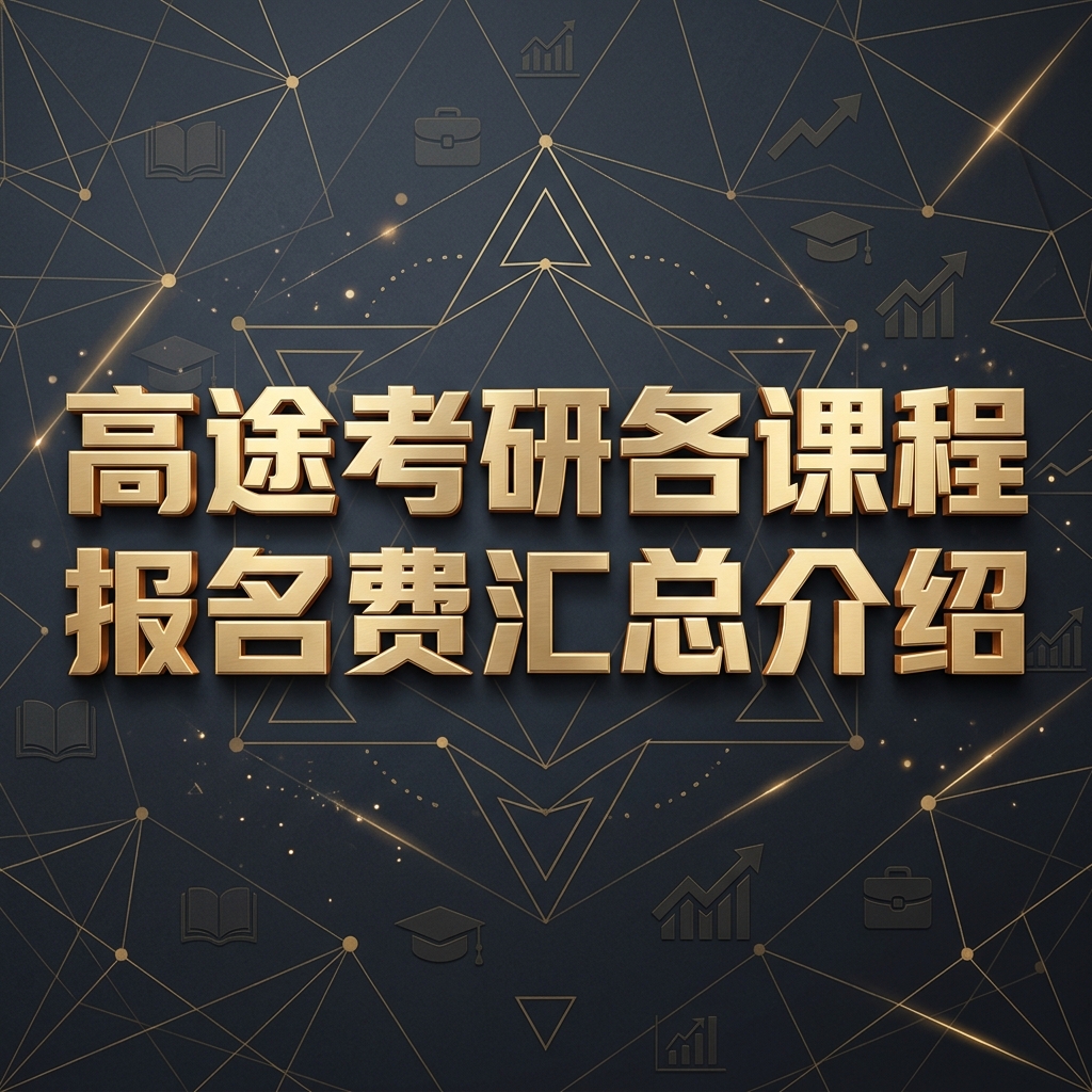 高途考研各课程报名费汇总介绍