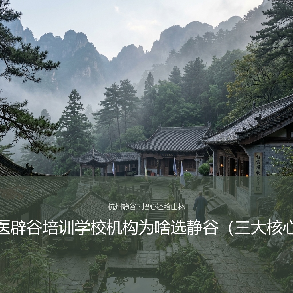 杭州道医辟谷培训学校机构为啥选静谷（三大核心理由）