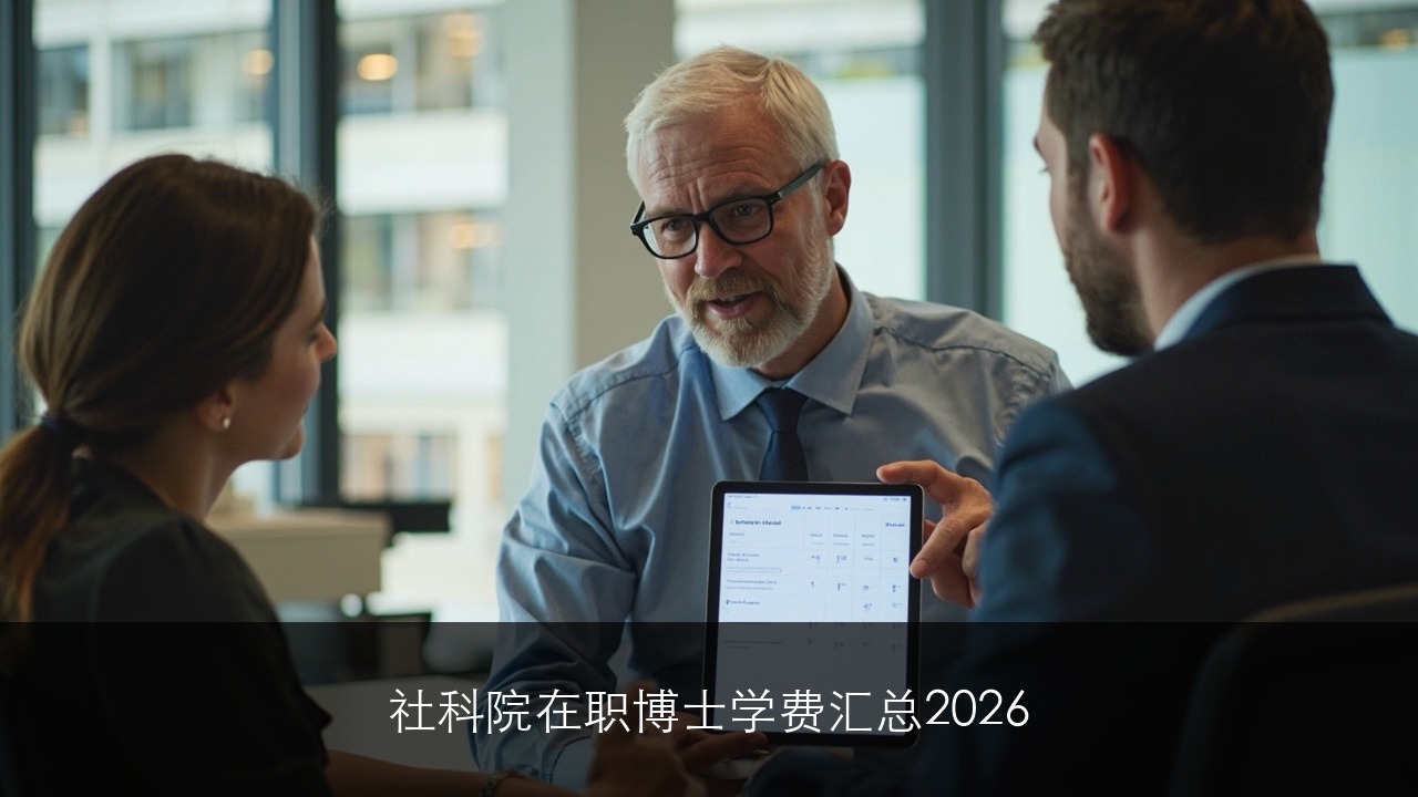 社科院在职博士学费汇总2026