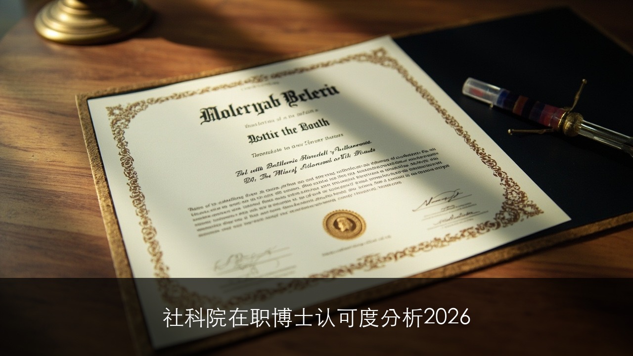 社科院在职博士认可度分析2026