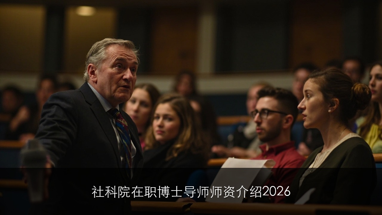 社科院在职博士导师师资介绍2026