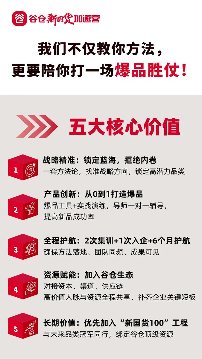 谷仓新国货研究院 | 第50期谷仓新国货加速营 5月26-28日北京开课通知