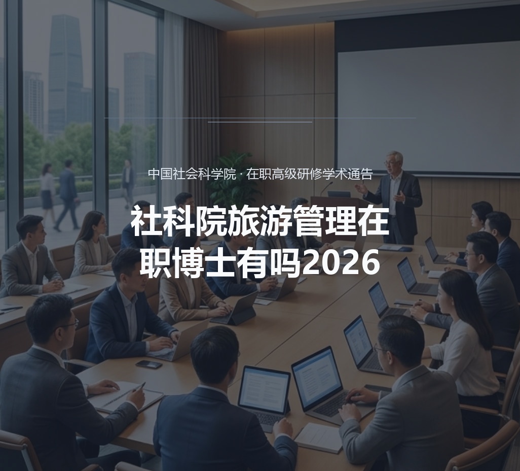 社科院旅游管理在职博士有吗2026