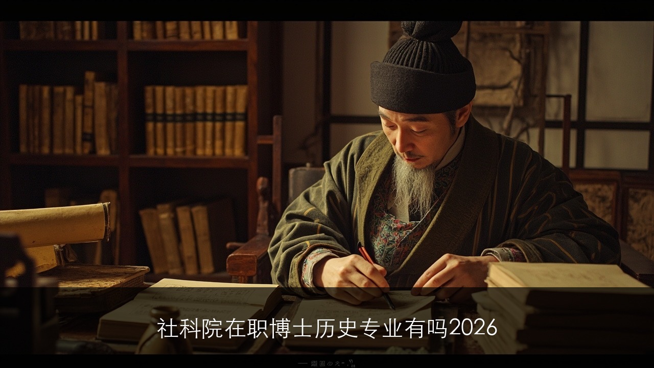 社科院在职博士历史专业有吗2026