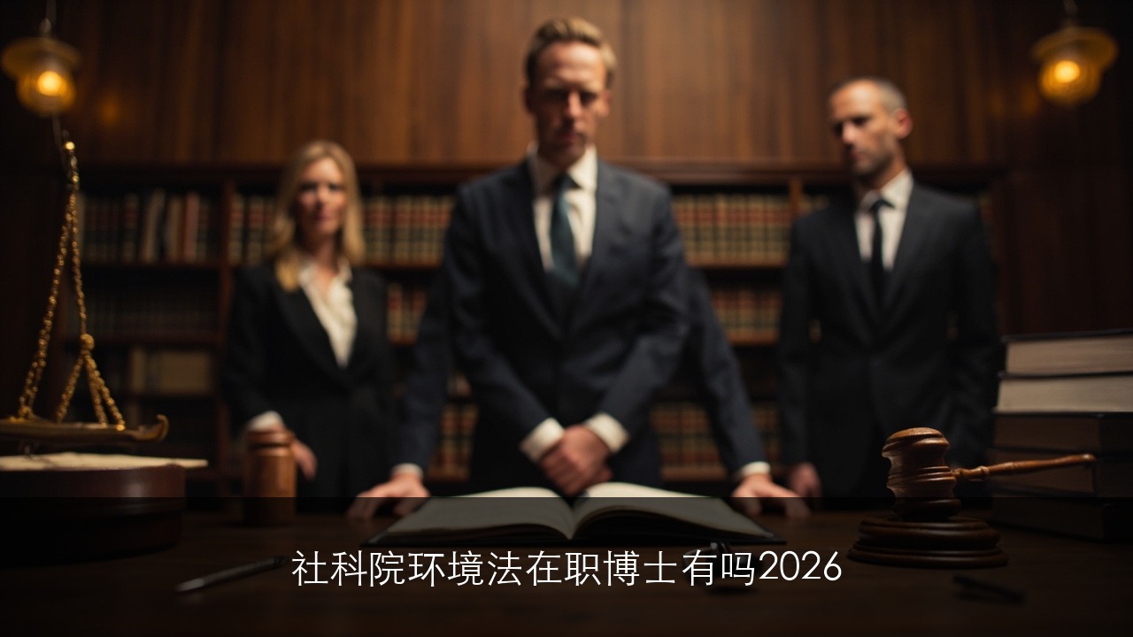社科院环境法在职博士有吗2026
