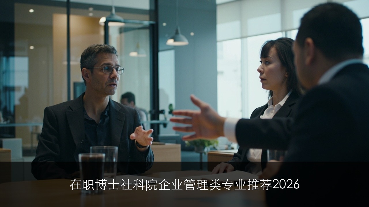 在职博士社科院企业管理类专业推荐2026
