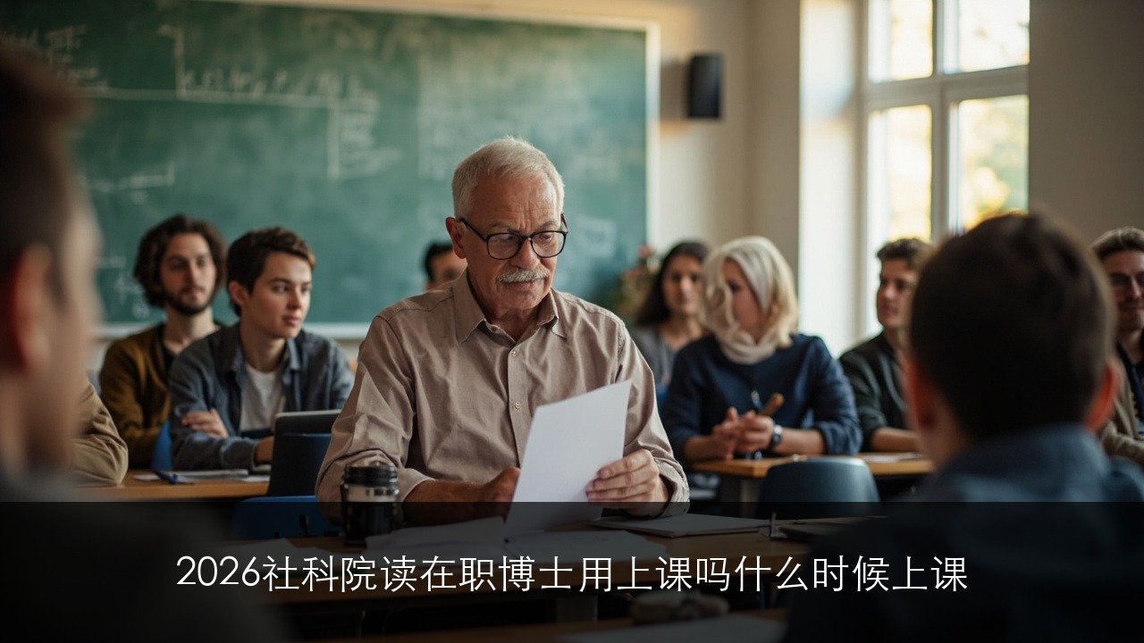 2026社科院读在职博士用上课吗？什么时候上课