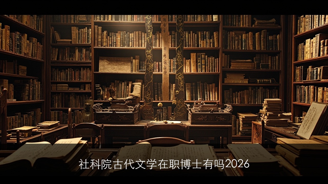 社科院古代文学在职博士有吗2026