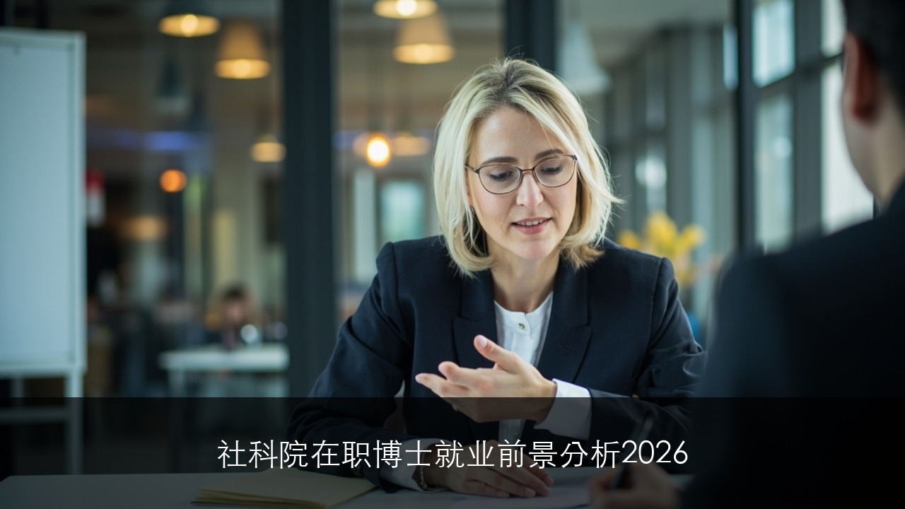 社科院在职博士就业前景分析2026