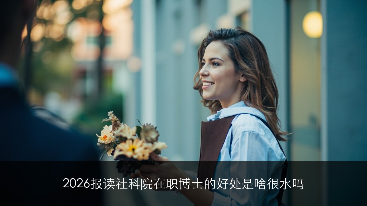 2026报读社科院在职博士的好处是啥，很水吗？