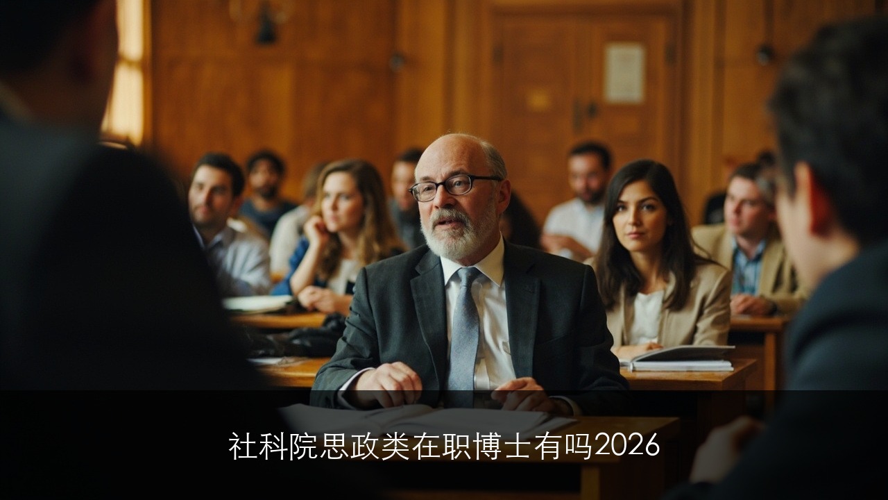 社科院思政类在职博士有吗2026