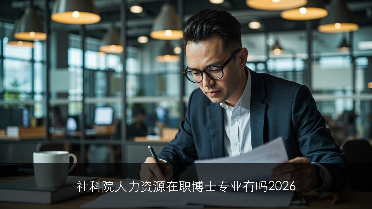 社科院人力资源在职博士专业有吗2026