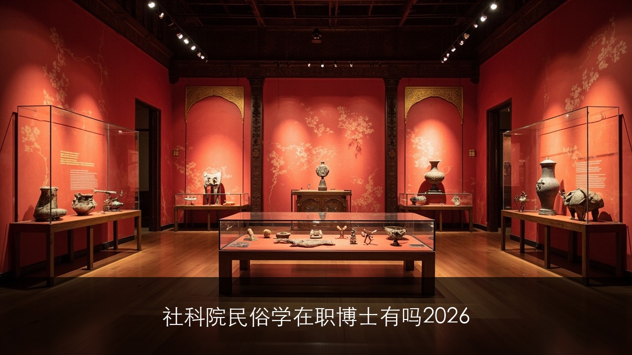 社科院民俗学在职博士有吗2026