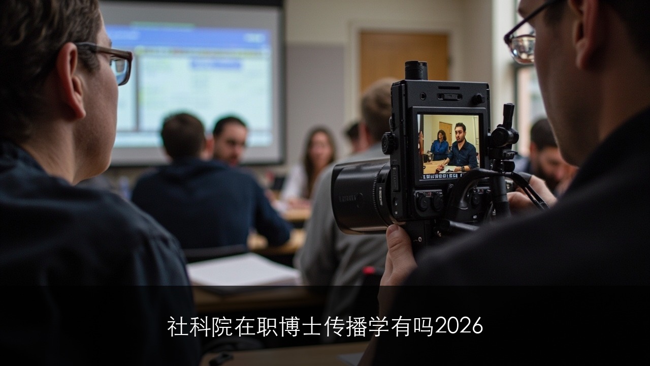 社科院在职博士传播学有吗2026