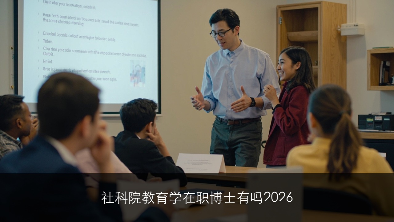 社科院教育学在职博士有吗2026
