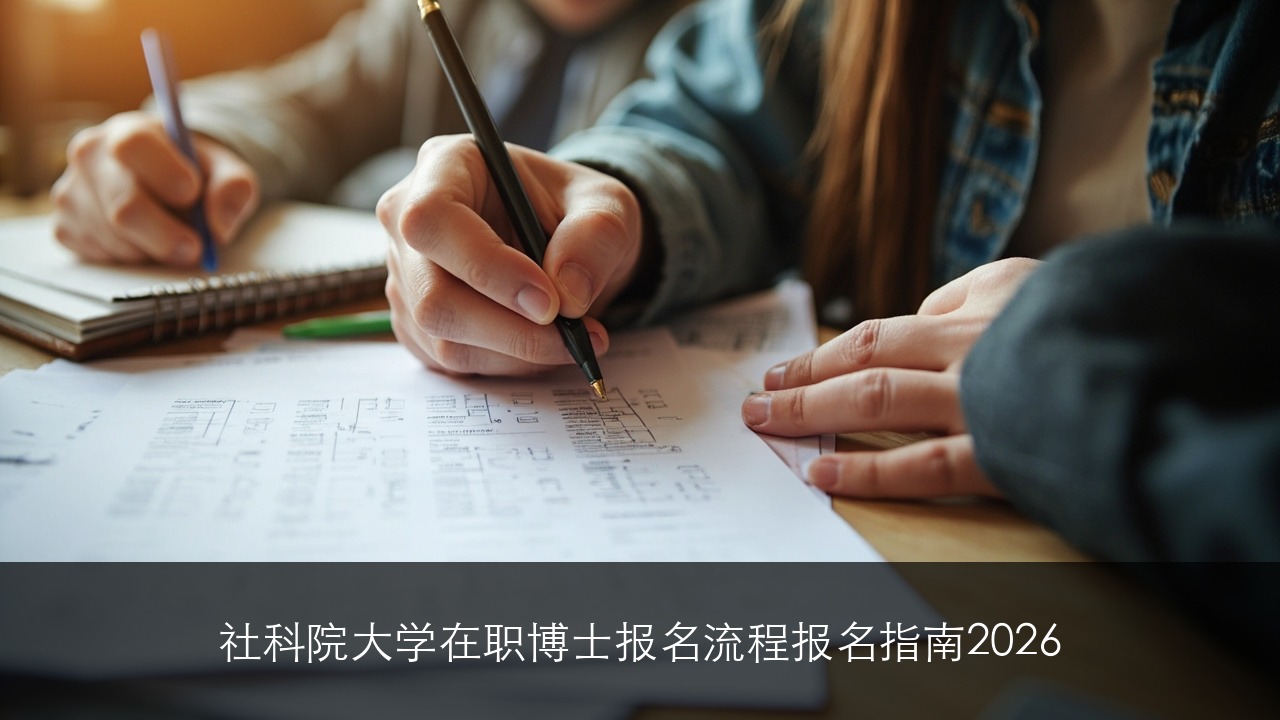 社科院大学在职博士报名流程报名指南2026