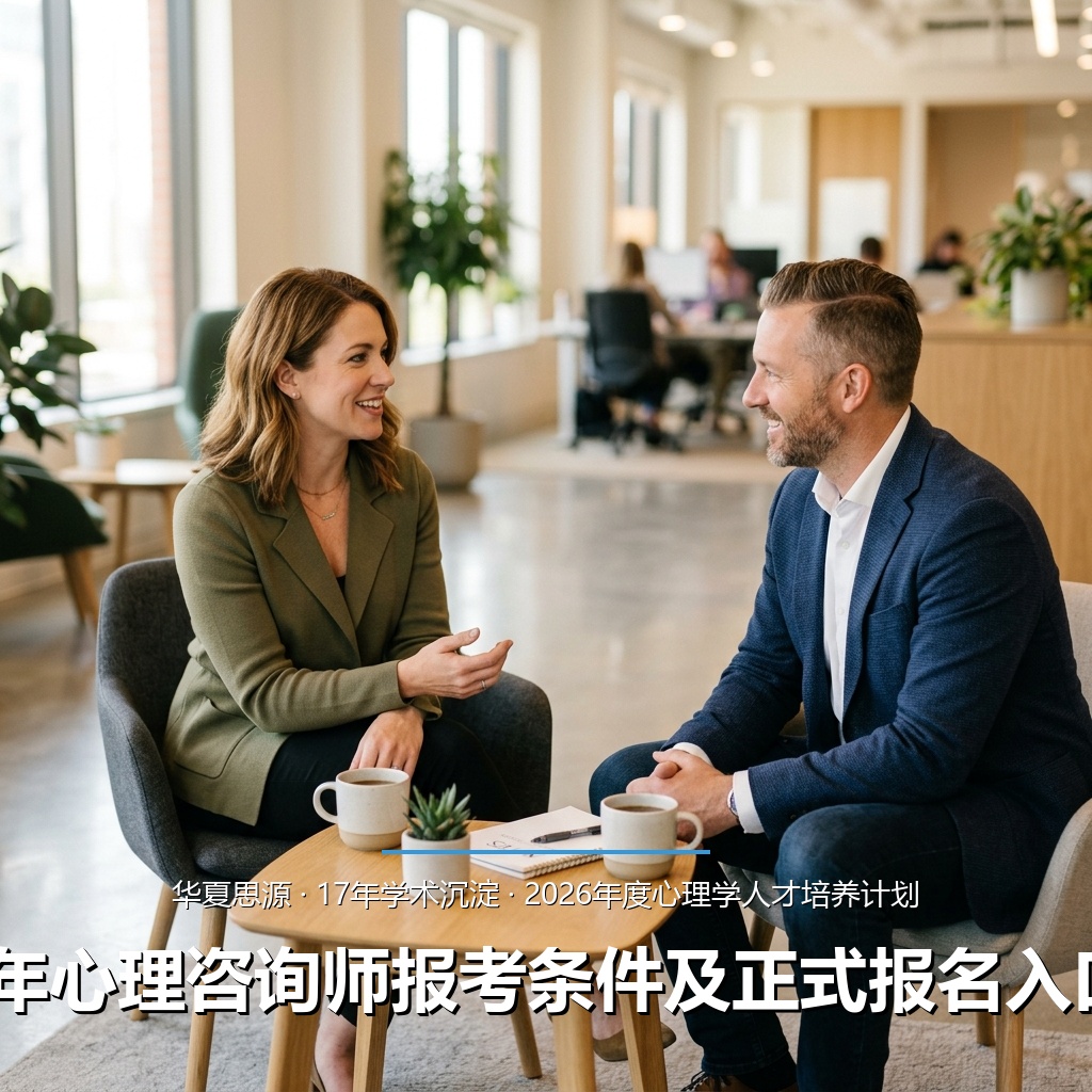 2026年心理咨询师报考条件及正式报名入口指南