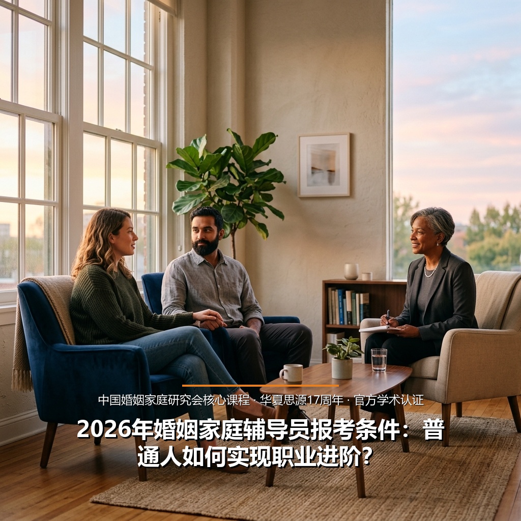 2026年婚姻家庭辅导员报考条件：普通人如何实现职业进阶？