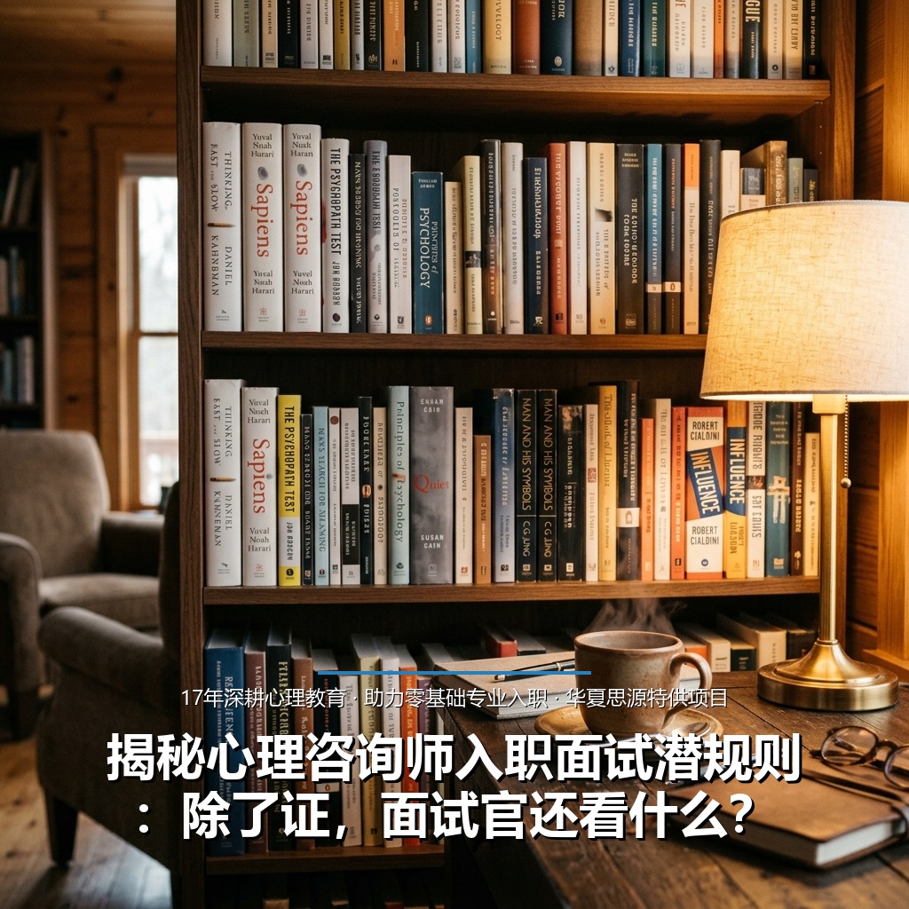 揭秘心理咨询师入职面试潜规则：除了证，面试官还看什么？