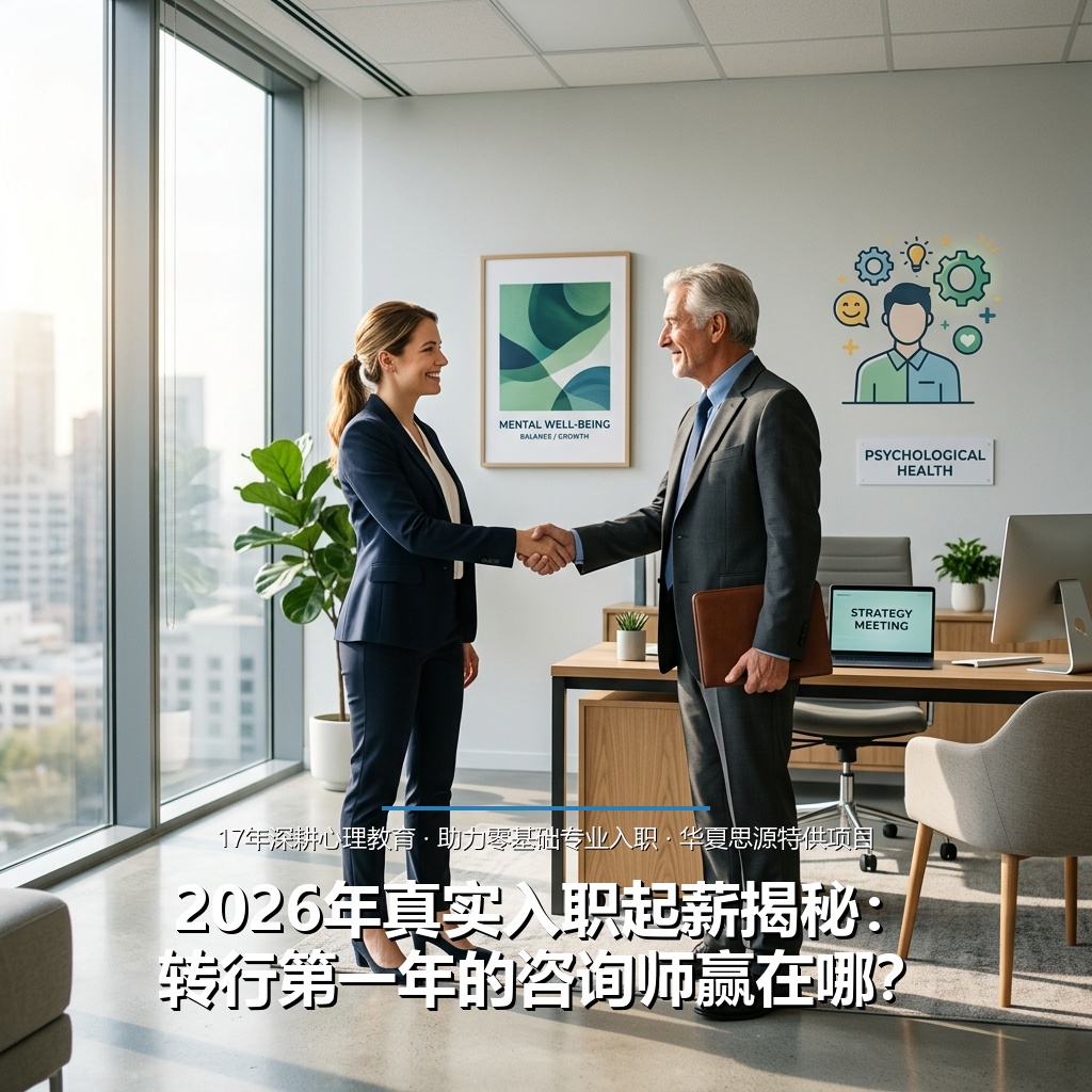 2026年真实入职起薪揭秘：转行第一年的咨询师赢在哪？