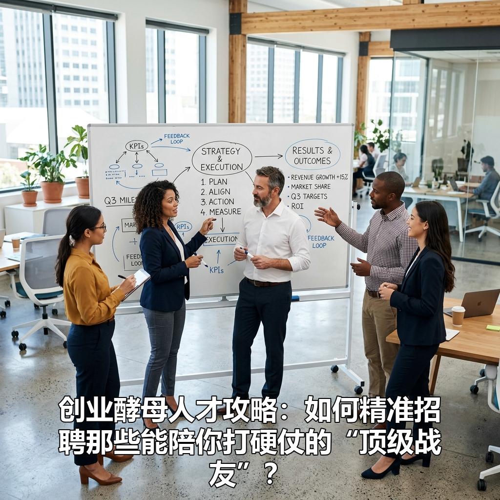 创业酵母人才攻略：如何精准招聘那些能陪你打硬仗的“顶级战友”？