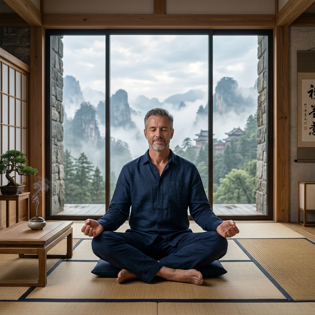 企业高管的隐世修习:武当山高端净化营如何解决长期失眠焦虑?