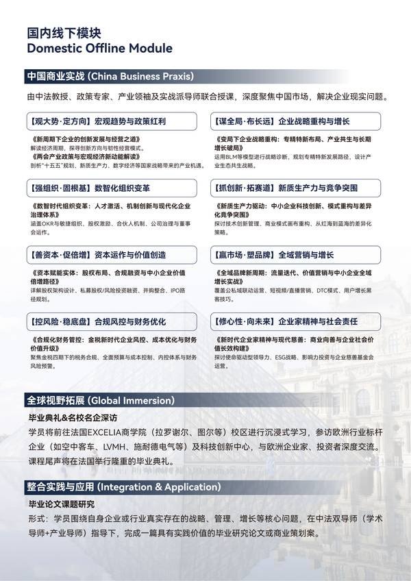 北清智库 | 法国Excelia商学院 | MBA项目 | 全球TOP1%精英商学院