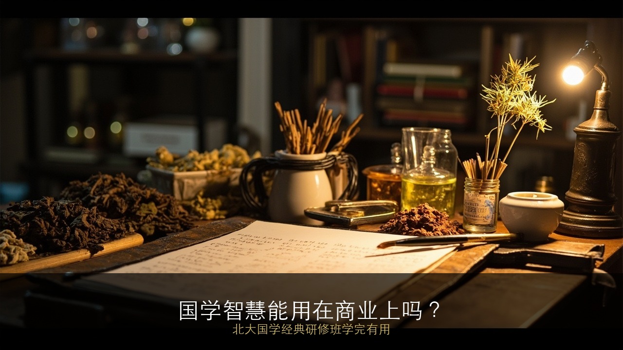国学智慧能用在商业上吗？北大国学经典研修班学完有用吗？