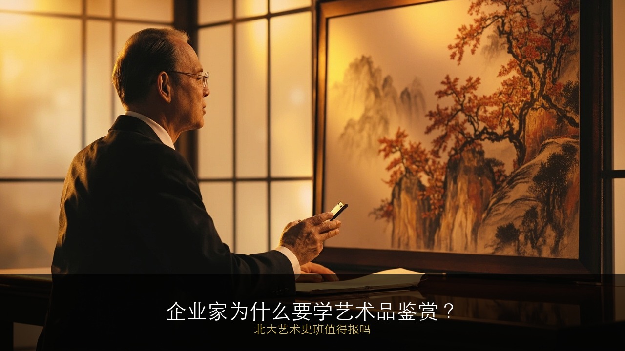 企业家为什么要学艺术品鉴赏？北大艺术史班值得报吗？