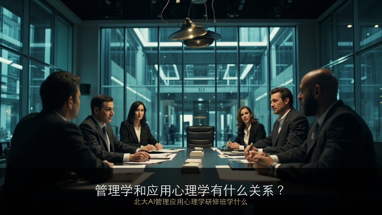 管理学和应用心理学有什么关系？北大AI管理应用心理学研修班学什么？