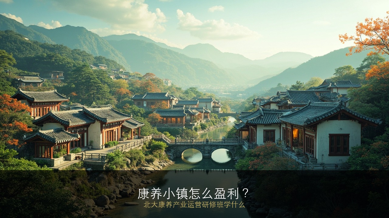 康养小镇怎么盈利？北大康养产业运营研修班学什么？
